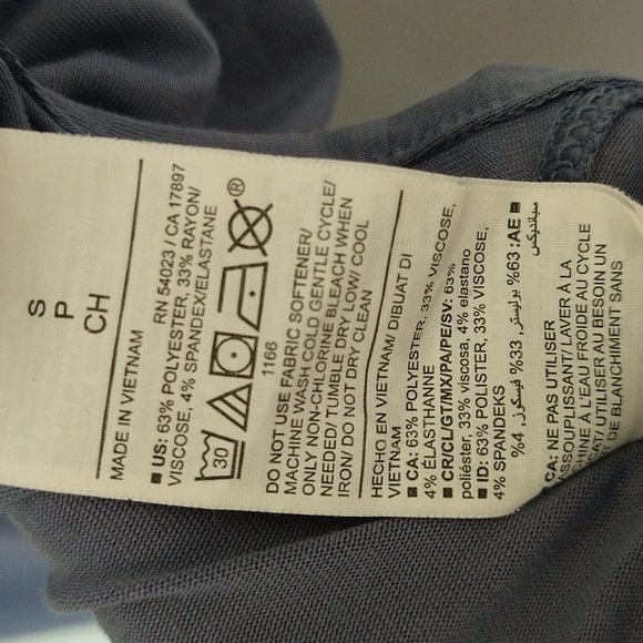 Old Navy Sleeveless UtraLite Hi-Lo Tunic T-Shirt In Blue Dusk - Picture 8 of 10